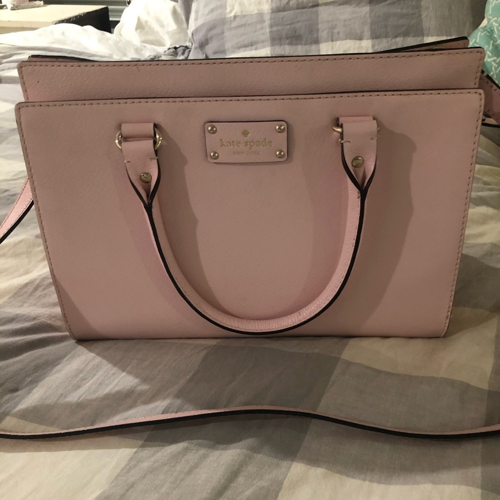Pale pink Kate Spade purse